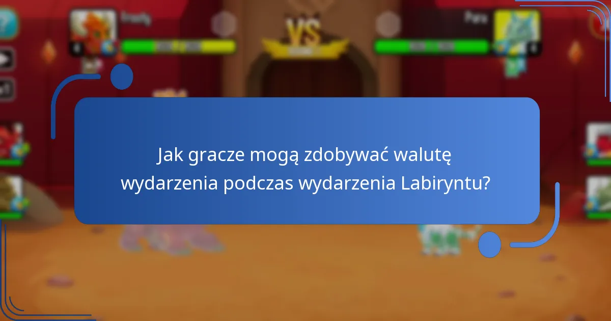 Jak gracze mogą zdobywać walutę wydarzenia podczas wydarzenia Labiryntu?